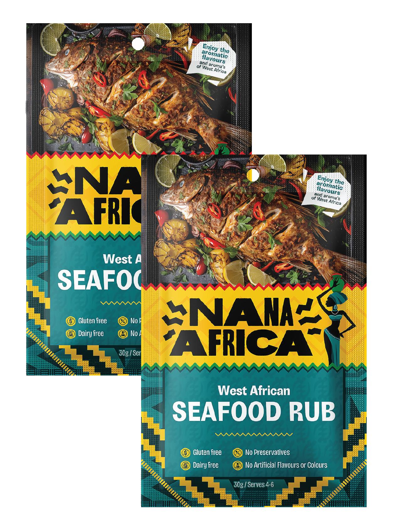 West African - Sea Food Rub Suya (30g)