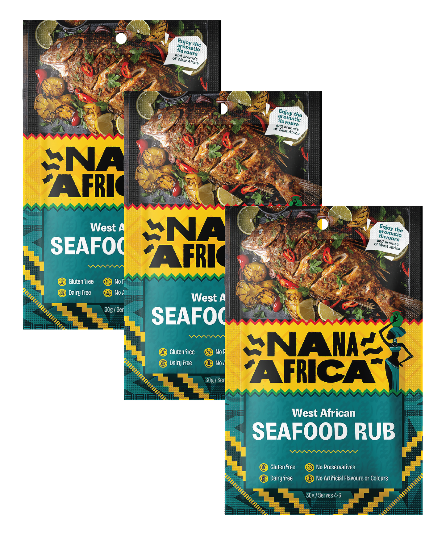 West African - Sea Food Rub Suya (30g)