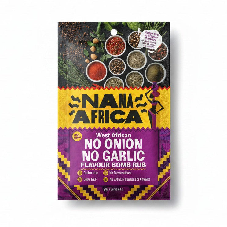 Nana Africa West African No Onion No Garlic Flavour Bomb Rub (30g)