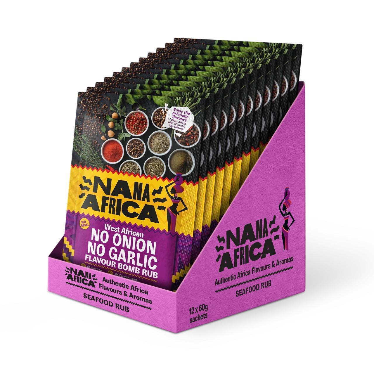 Nana Africa West African No Onion No Garlic Flavour Bomb Rub (30g)